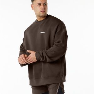 Alphalete Classic Crew in Fudge Brown